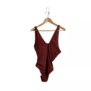 NEW NWT BCBG Maxazria Bathing Suit Swimsuit Jacquard